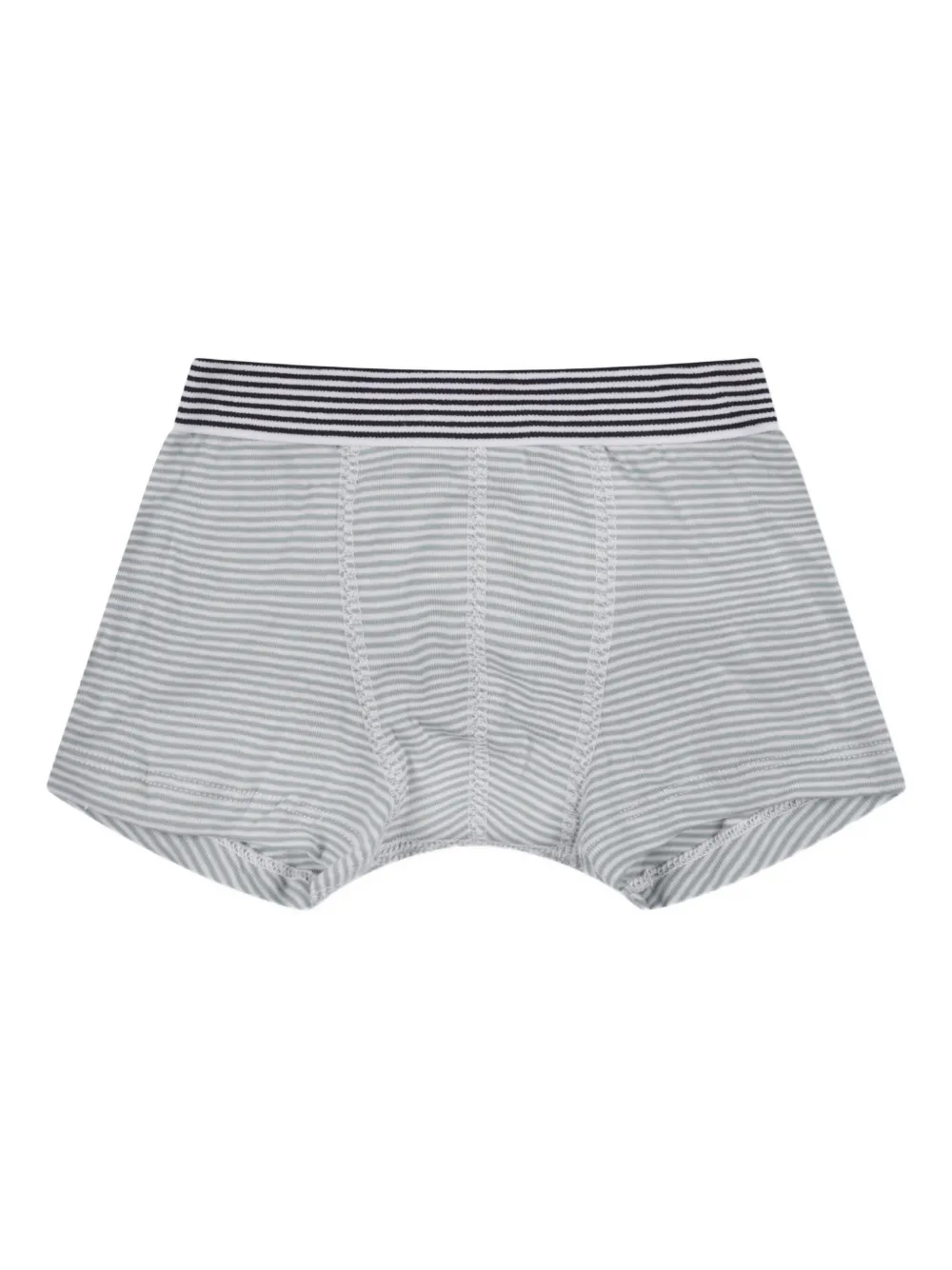 Petit Bateau Vijf katoenen boxershorts Grijs