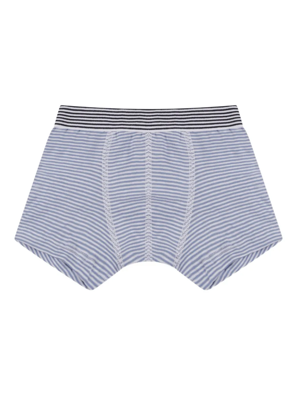 Petit Bateau Vijf katoenen boxershorts Grijs