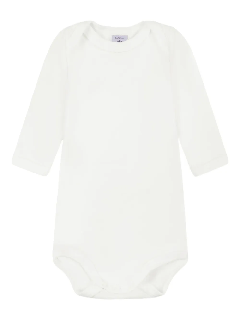 Petit Bateau Printed Bodysuit (pack Of Three) In White
