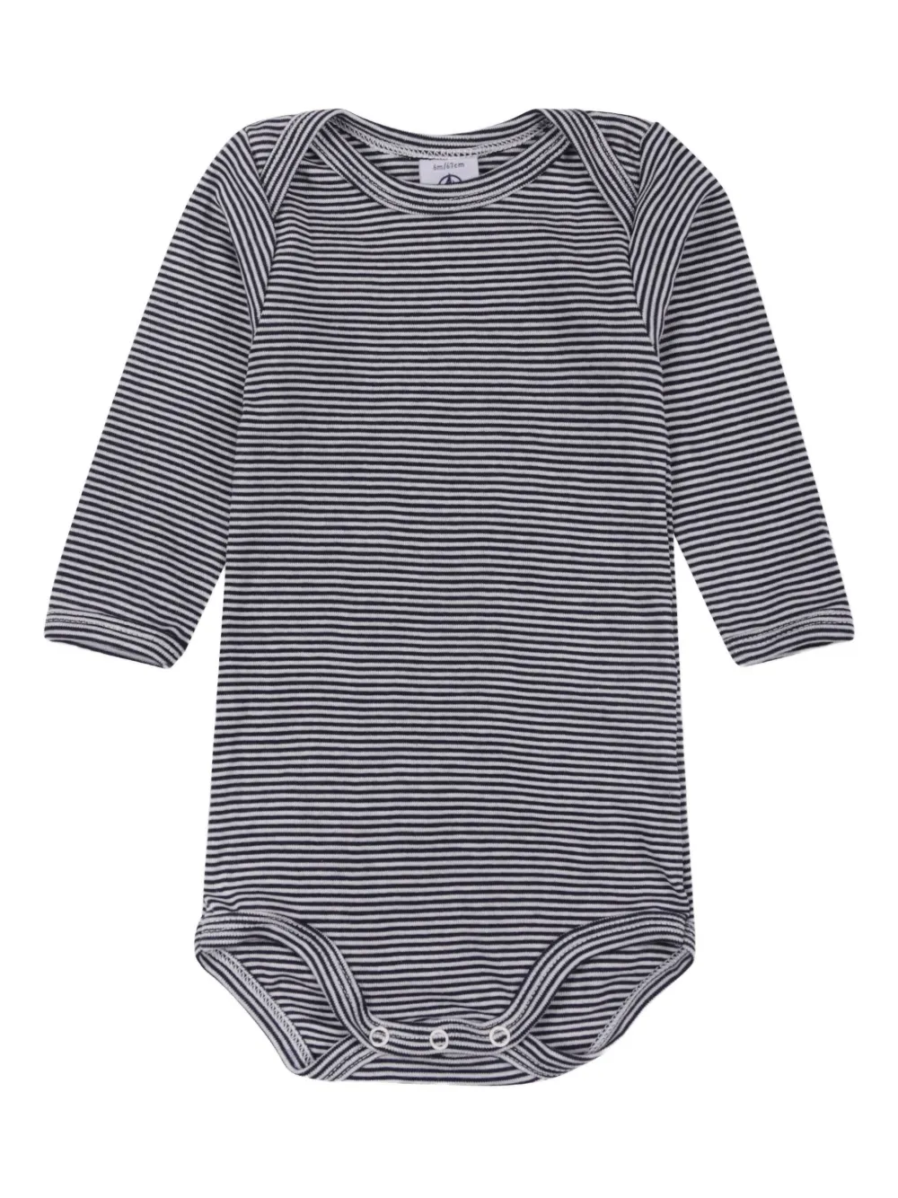 Petit Bateau printed bodysuit (pack of three) - Wit