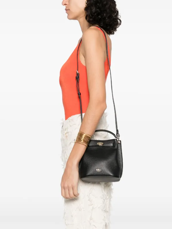 ショルダーバッグ・ポシェット Mulberry Mini Islington Bucket Scg Mulberry | Mini Islington Bucket | Black Small Classic Grain