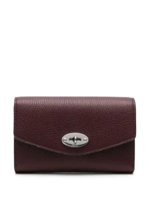 Mulberry grained-leather twist-lock Purse | Brown | FARFETCH