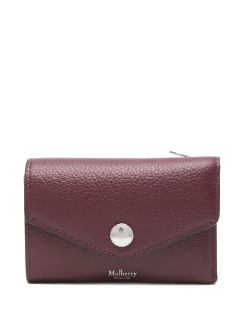 Mulberry محفظة جلد مطوية ببطاقات متعددة