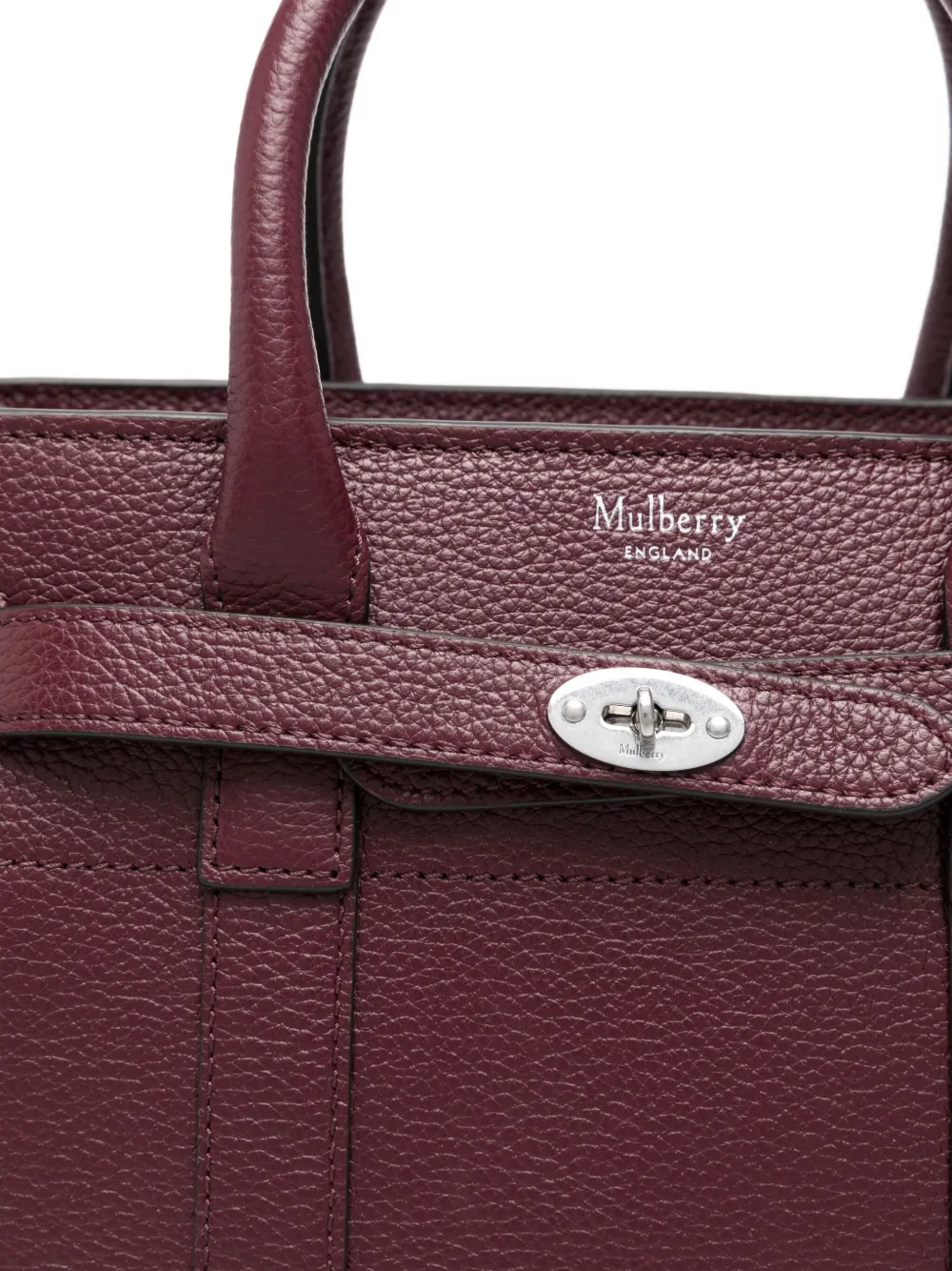 Mulberry Bayswater leren shopper Rood