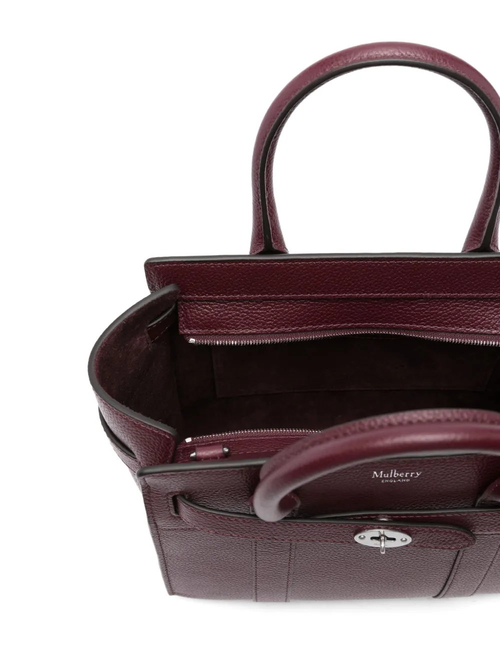 Mulberry Bayswater leren shopper Rood