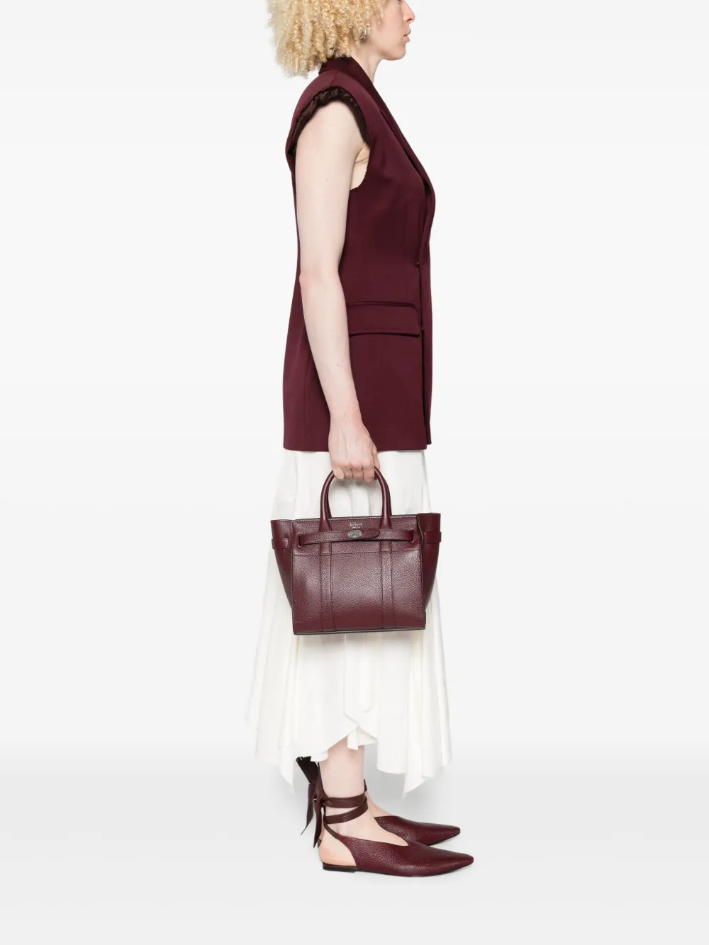 Mulberry Bayswater leren shopper - Rood