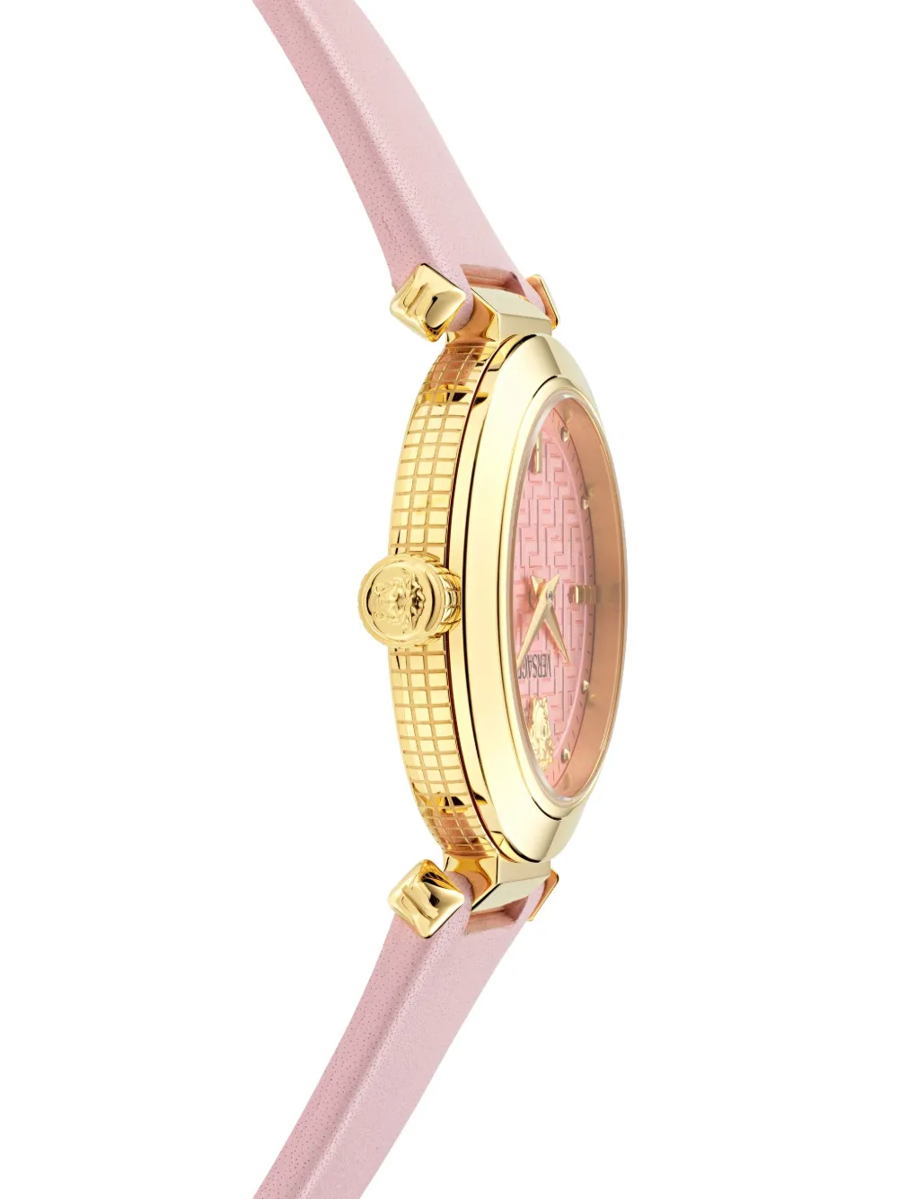 Versace Greek Key Dial horloge 35mm - Roze