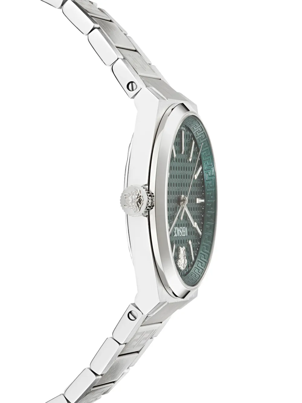 Versace Steel Greek Key 39mm - Groen