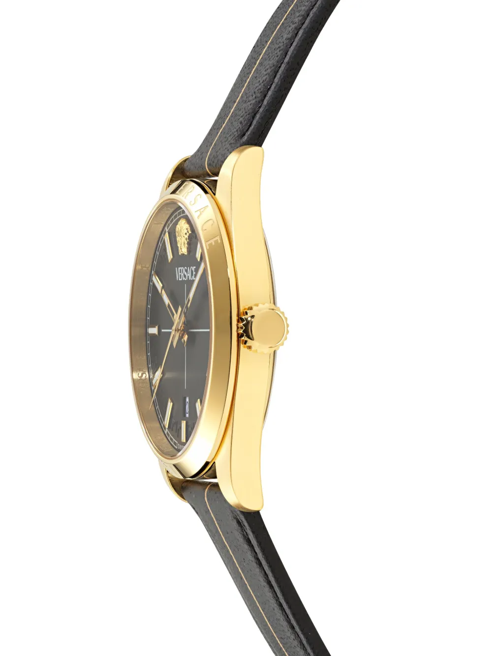  Versace Montre Millenium Gent 40 Mm - Noir 