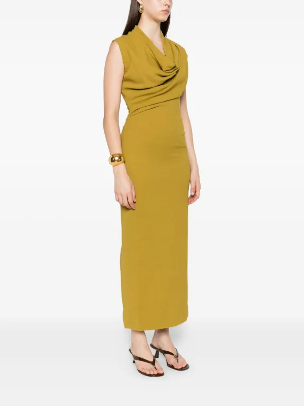 TOVE Babette Maxi Dress | Green | FARFETCH