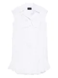 Simone Rocha ruffled-details sleeveless blouse - White