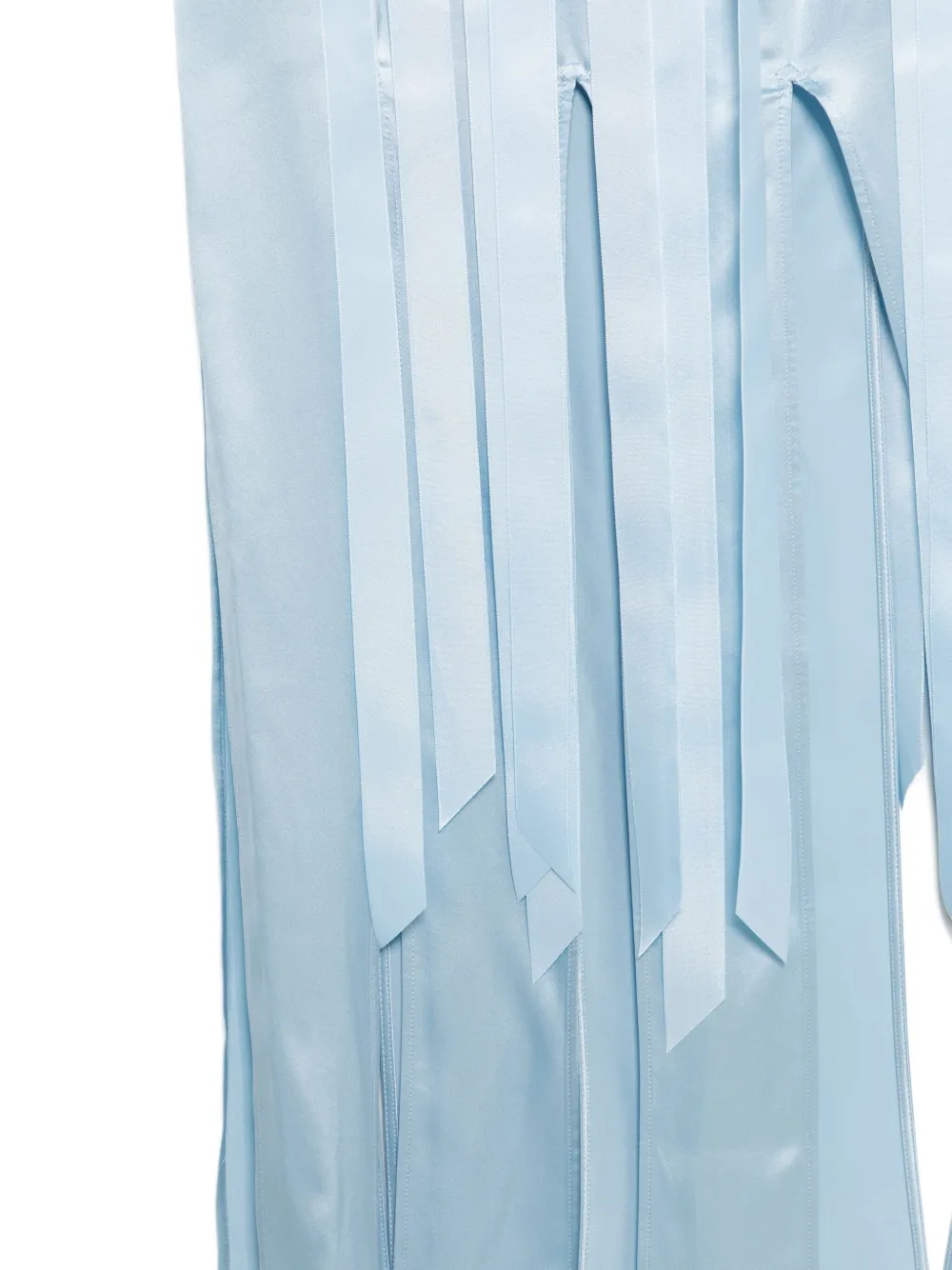 Simone Rocha Unbound mouwloze jurk met strikdetail Blauw