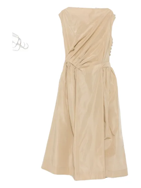 Simone Rocha draped-detail midi dress