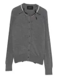 Simone Rocha merino wool cardigan - Grey