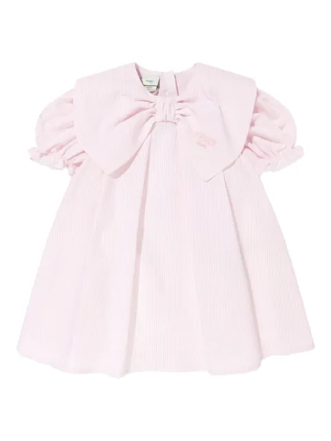 Fendi Kids logo-embroidered dress