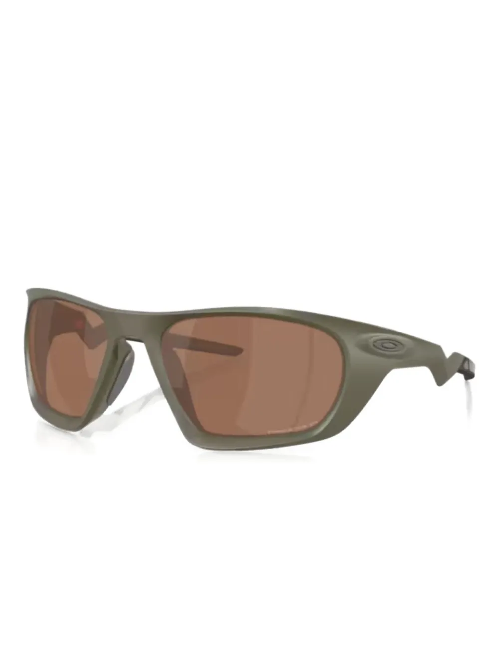 Oakley logo-print sunglasses Beige