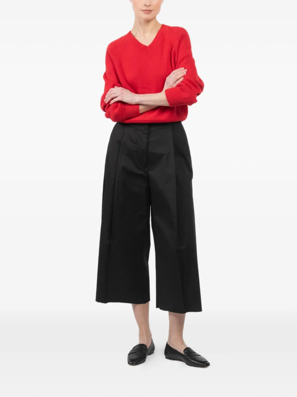  High Sport V-neck Sweater - Red 