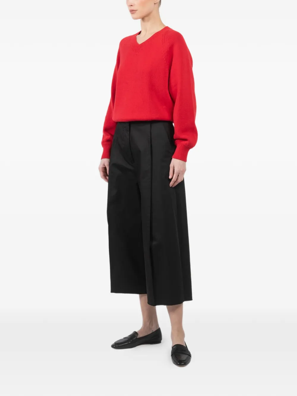  High Sport V-neck Sweater - Red 
