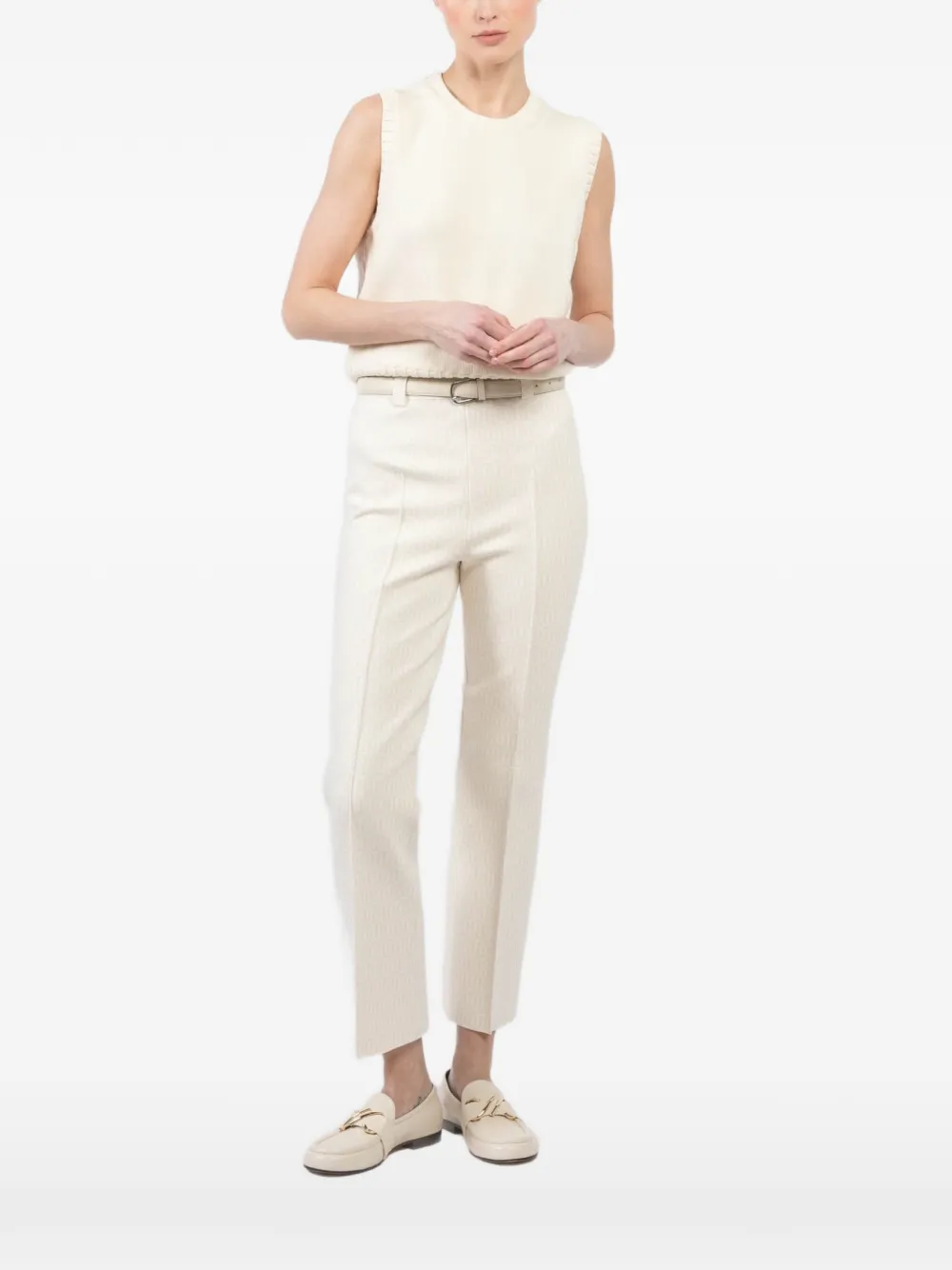 High Sport sleeveless crew-neck vest - Toni neutri