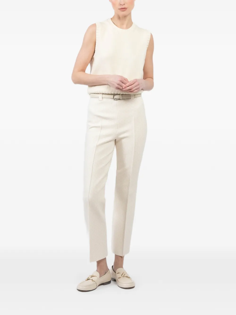 High Sport sleeveless crew-neck vest - Toni neutri