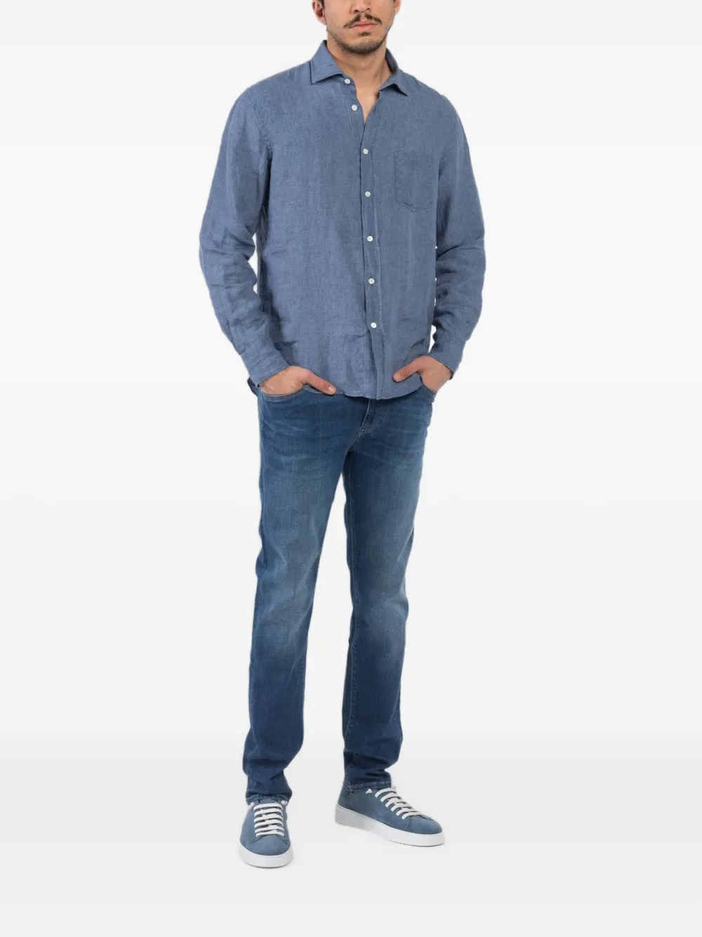 BARMAS Katoenen jeans - Blauw