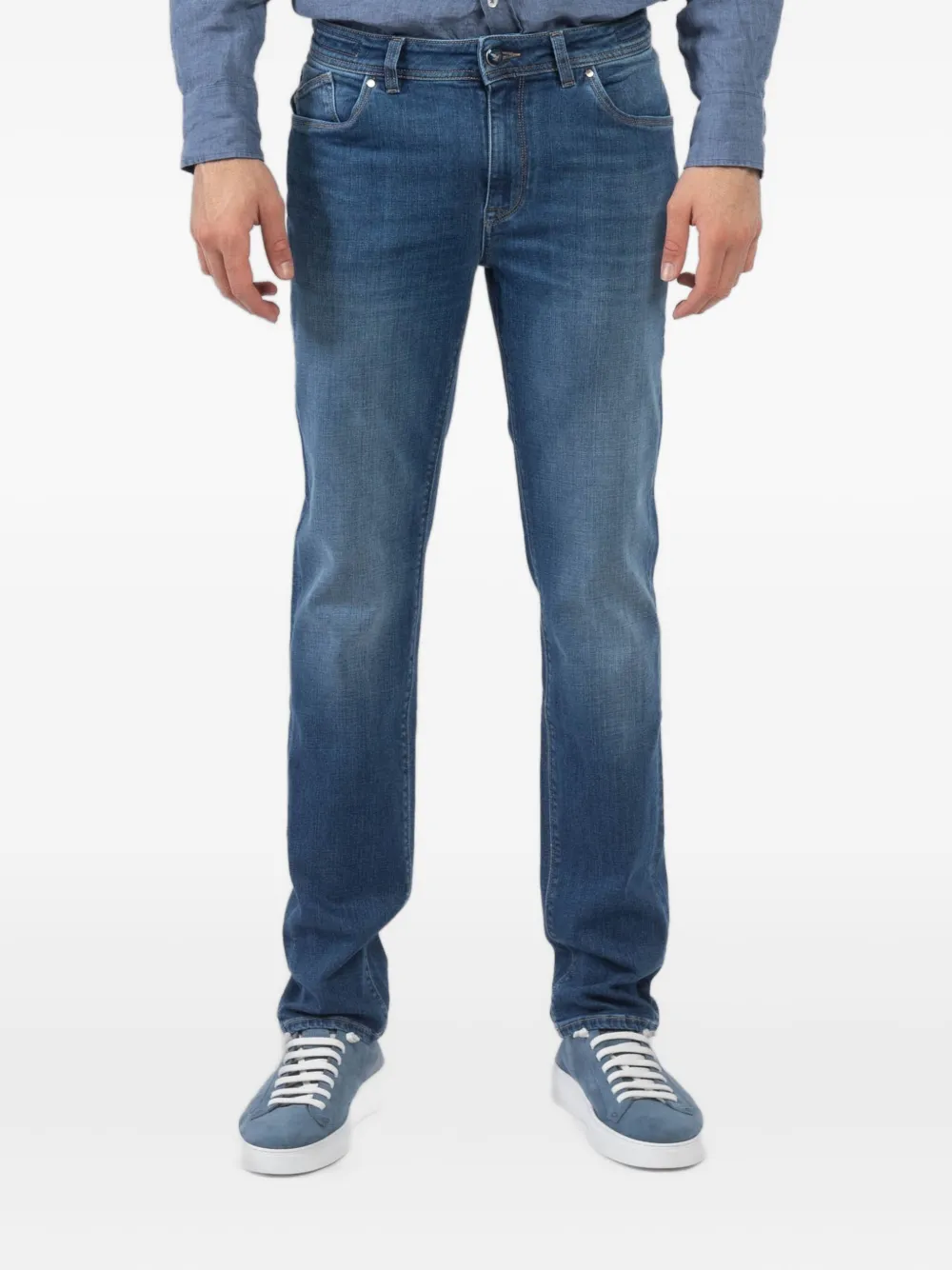 BARMAS cotton jeans | Blue | Image 1