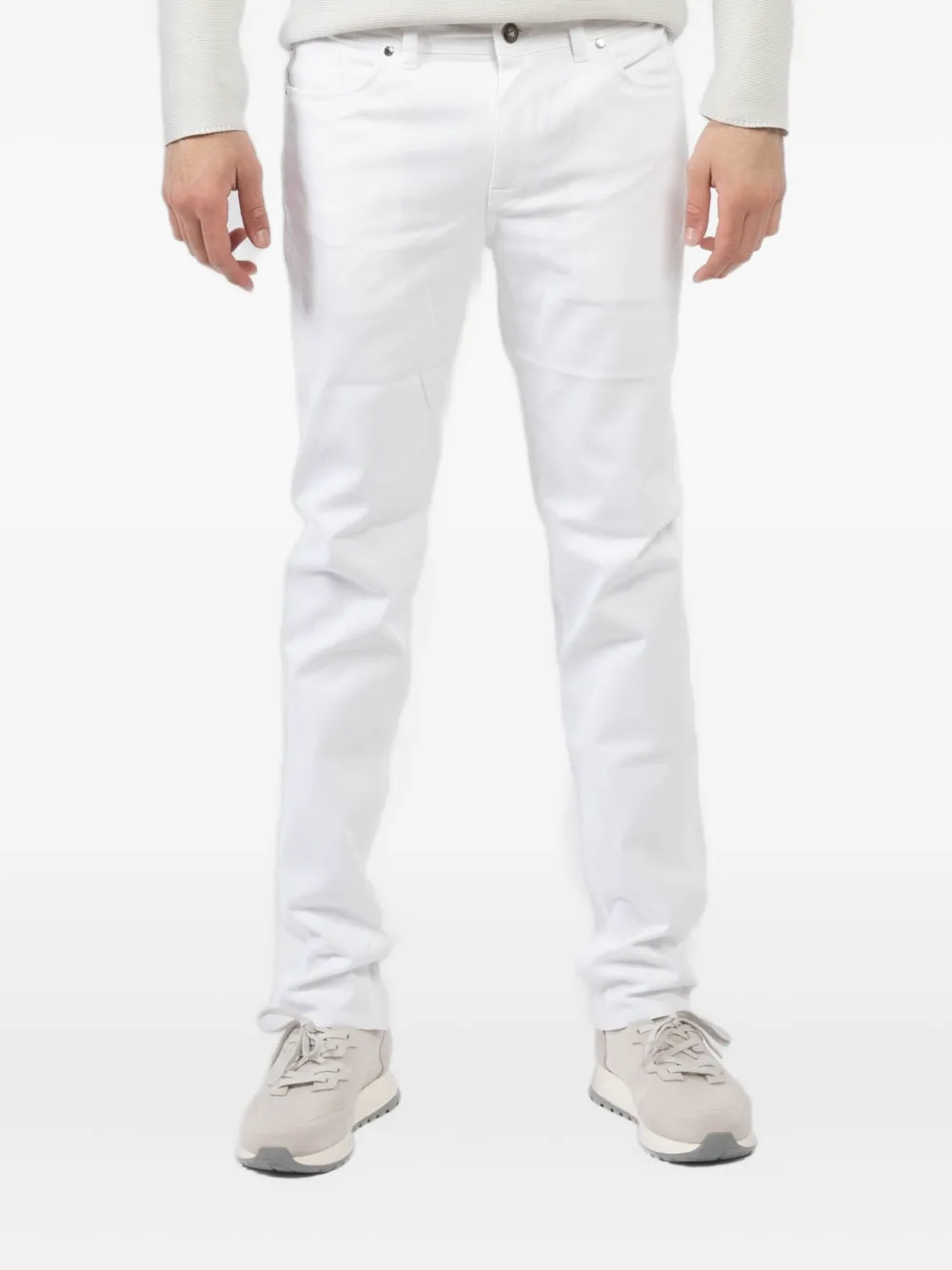 BARMAS pantalon en coton | blanc | Image 1