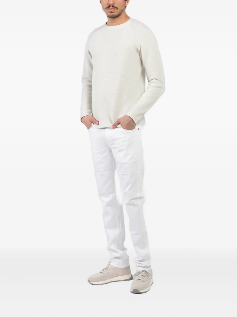 BARMAS Katoenen broek - Wit