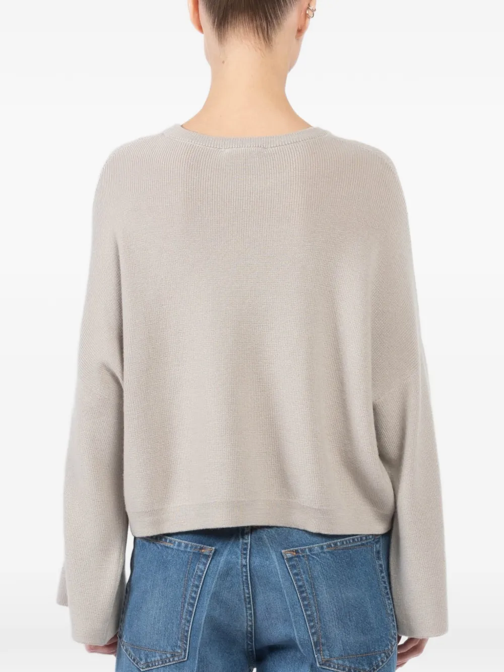 Dusan Trui met lange mouwen Beige