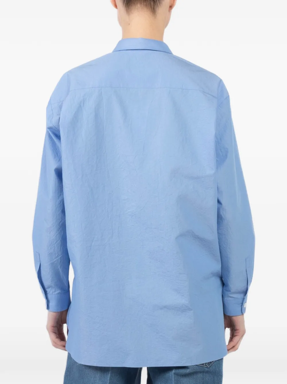 Dusan Blouse met knopen Blauw