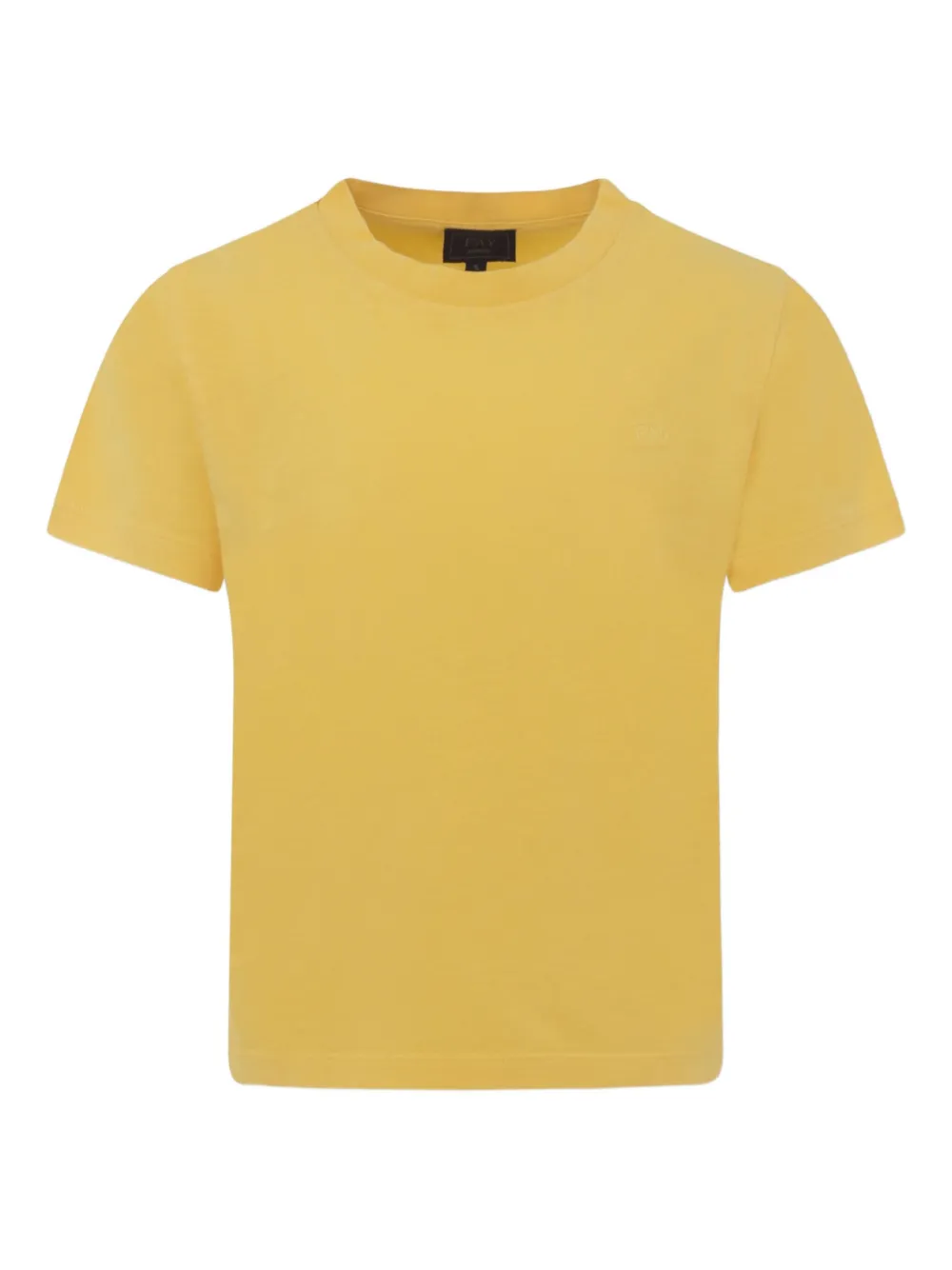 Fay Kids' Logo-detail T-shirt In Yellow