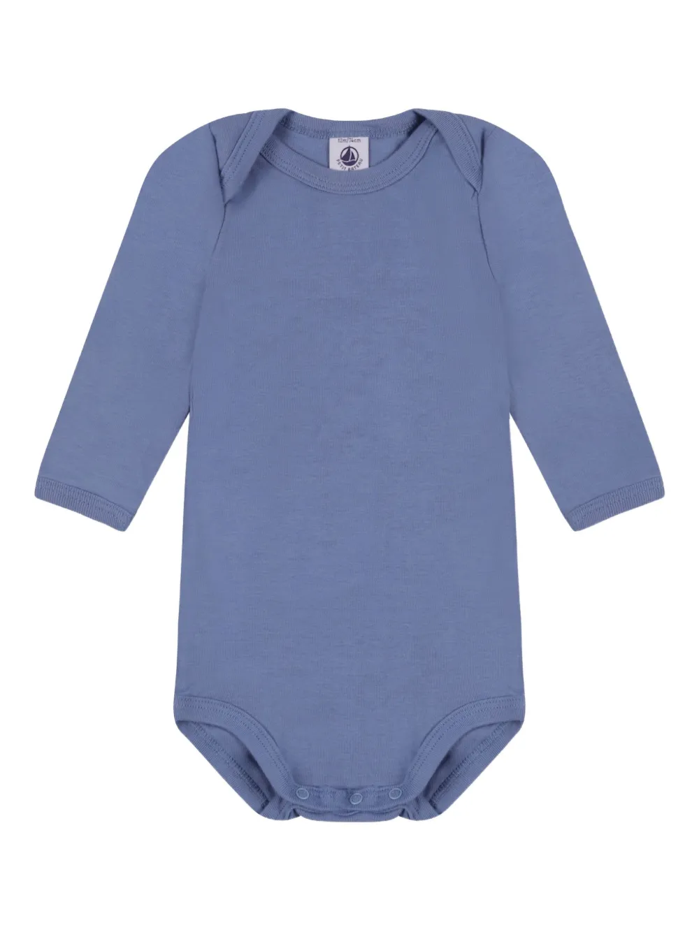 Petit Bateau long-sleeve bodies (pack of five) Wit