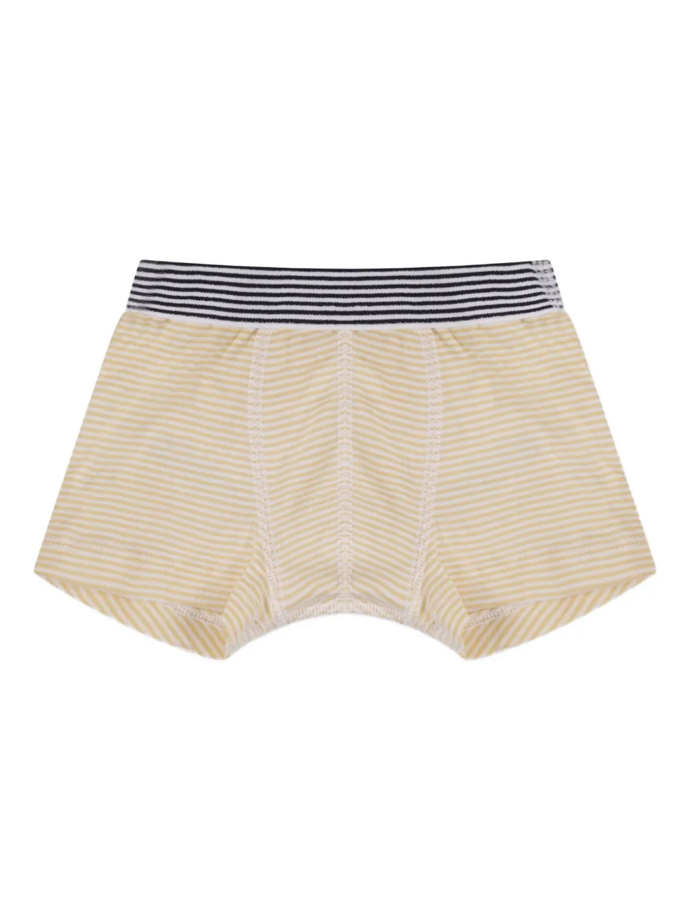Petit Bateau Vijf gestreepte boxershorts Wit