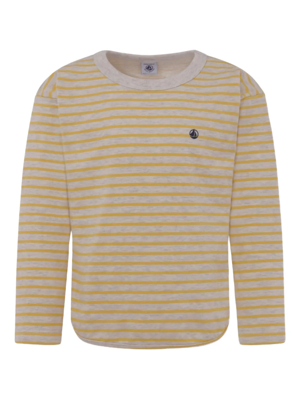 Petit Bateau striped long-sleeve T-shirt Beige