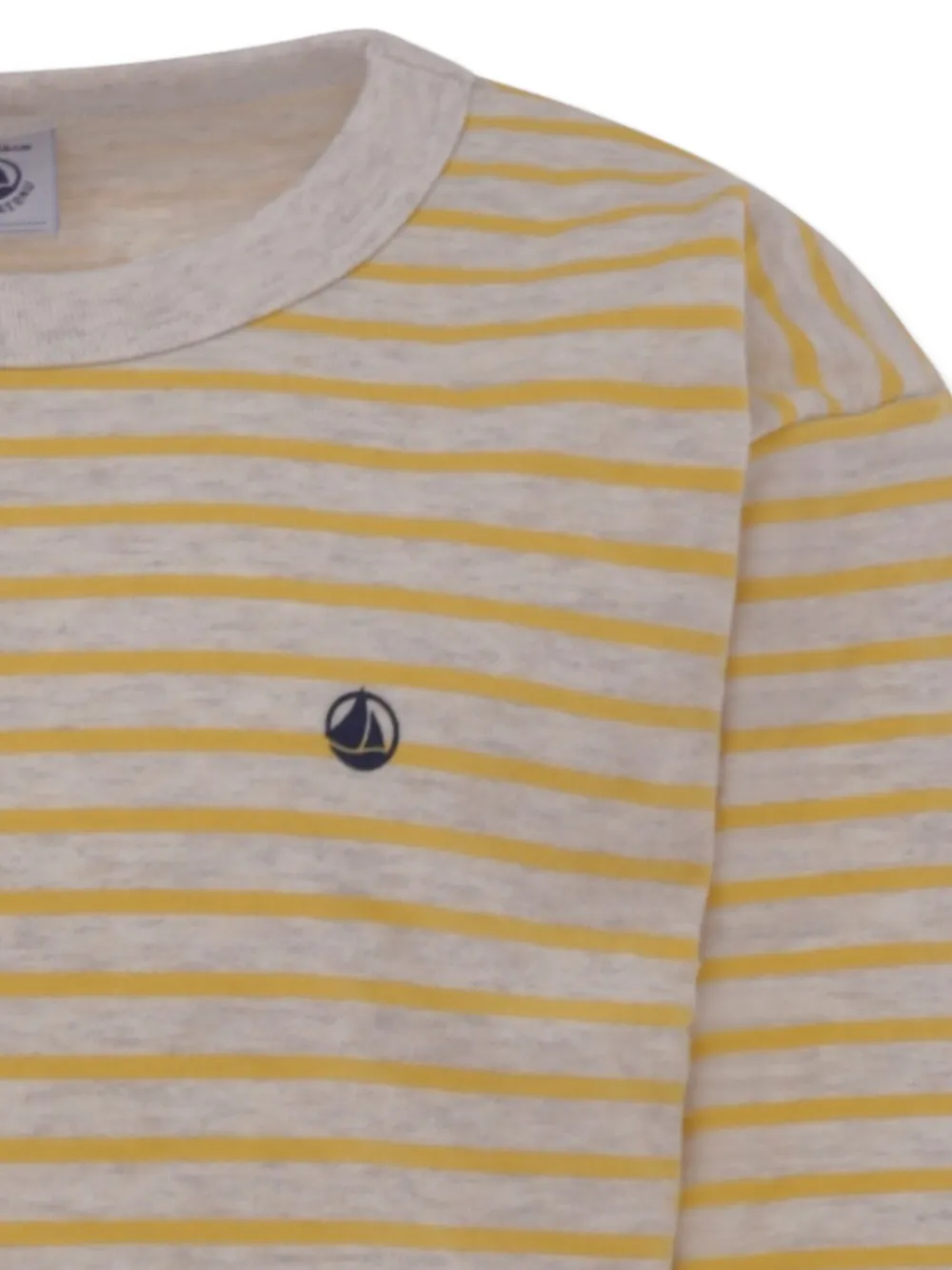 Petit Bateau striped long-sleeve T-shirt Beige