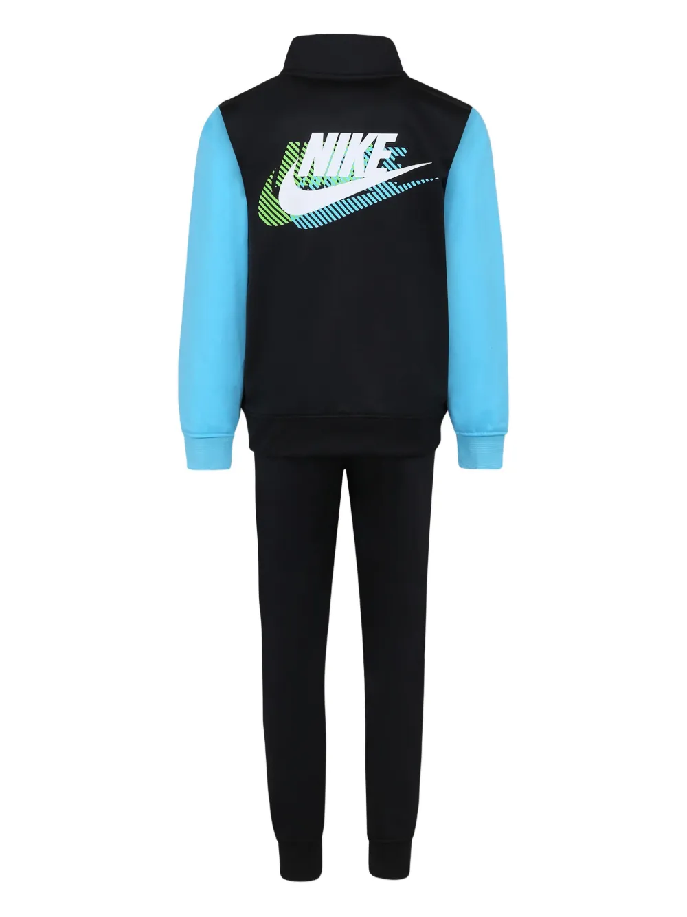 Nike Kids color-block tracksuit Zwart