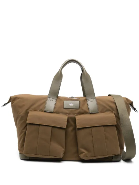Mulberry Heritage Waxed Day Clipper holdall