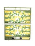 Les-Ottomans lemon-print backgammon set - Yellow