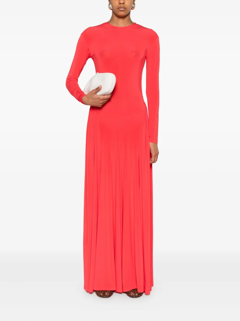TOVE Orea maxi-jurk Rood