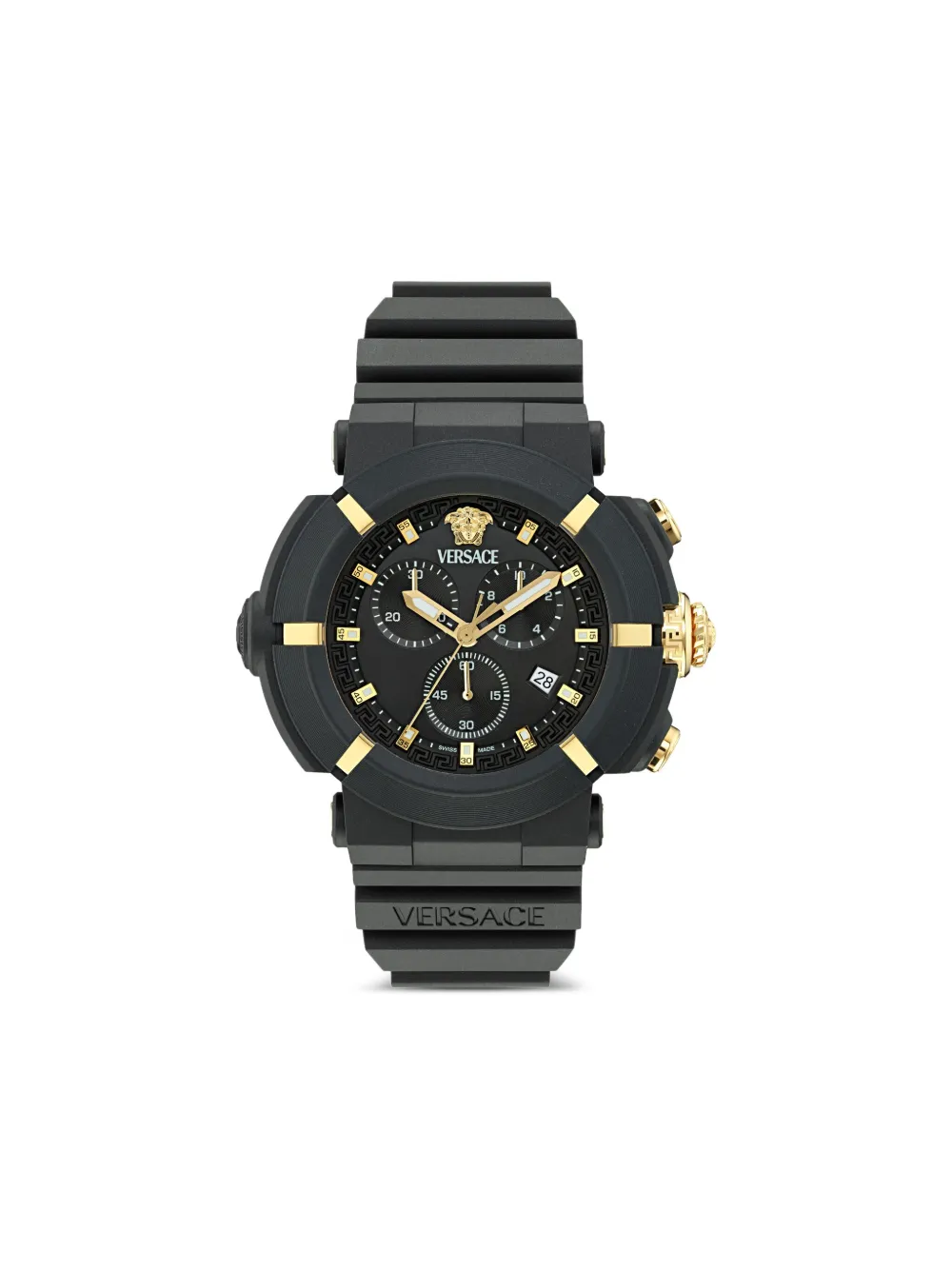 Versace Real Active Chrono 45mm - ブラック Versace Real Active Chrono 45mm - ブラック