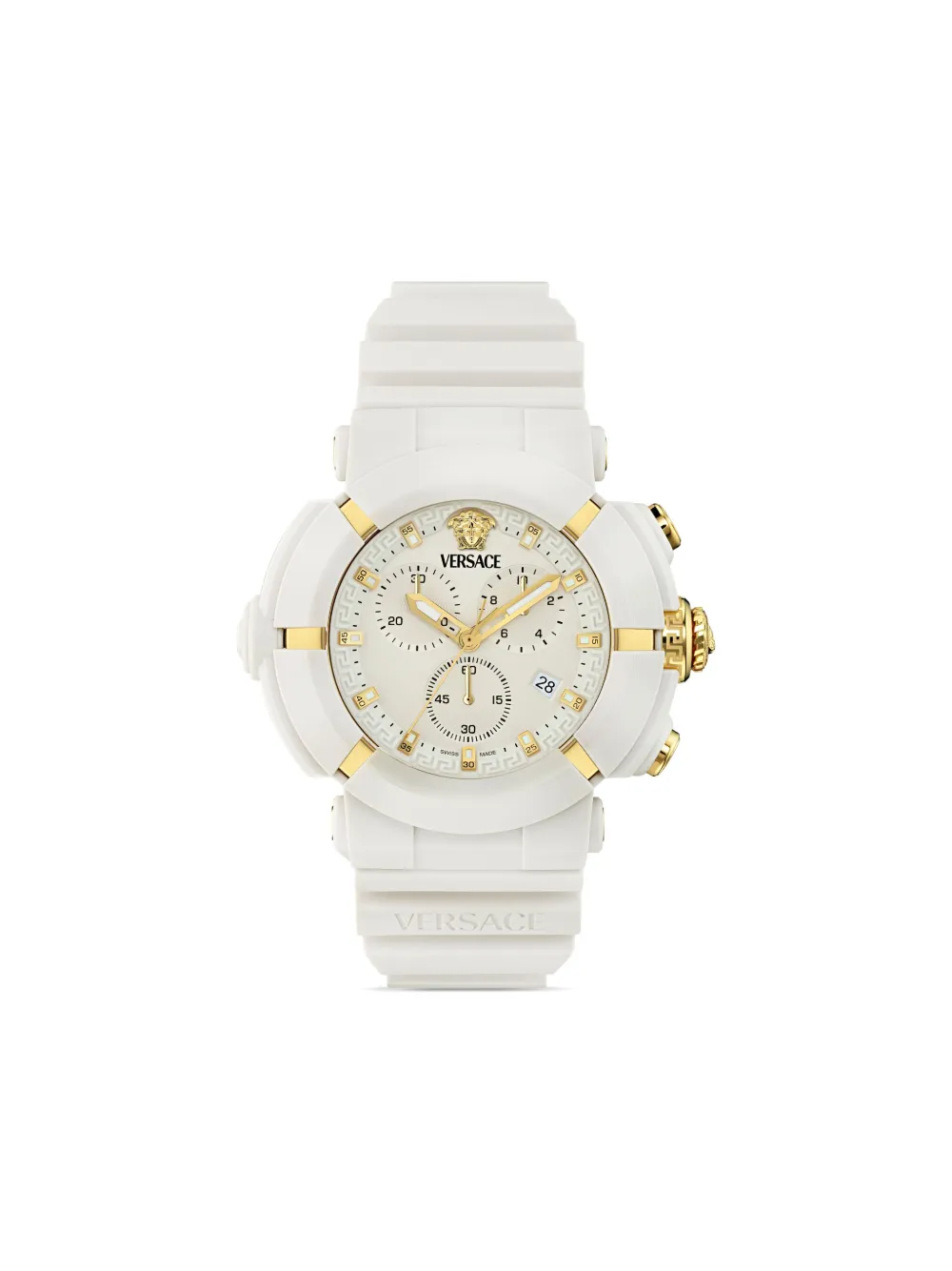 Versace Real Active Chrono 45mm - ホワイト Versace Real Active Chrono 45mm - ホワイト