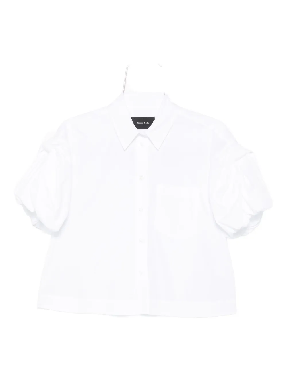Simone Rocha Cropped Puff-sleeves Shirt