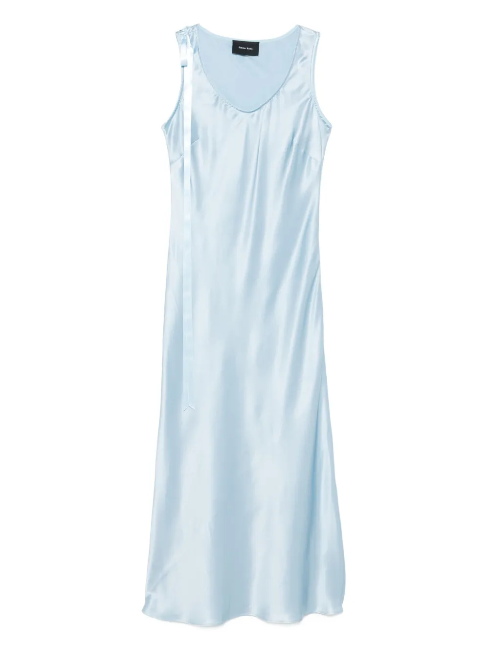 Simone Rocha Zijden jurk Blauw