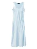 Simone Rocha bow-detail silk dress - Blue