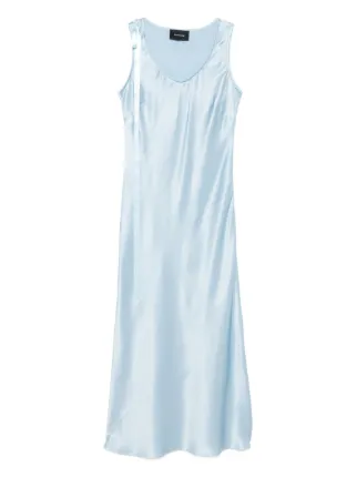 blue dress for baby girl Pretty Thing Satin Bodycon Mini Dress main image 1