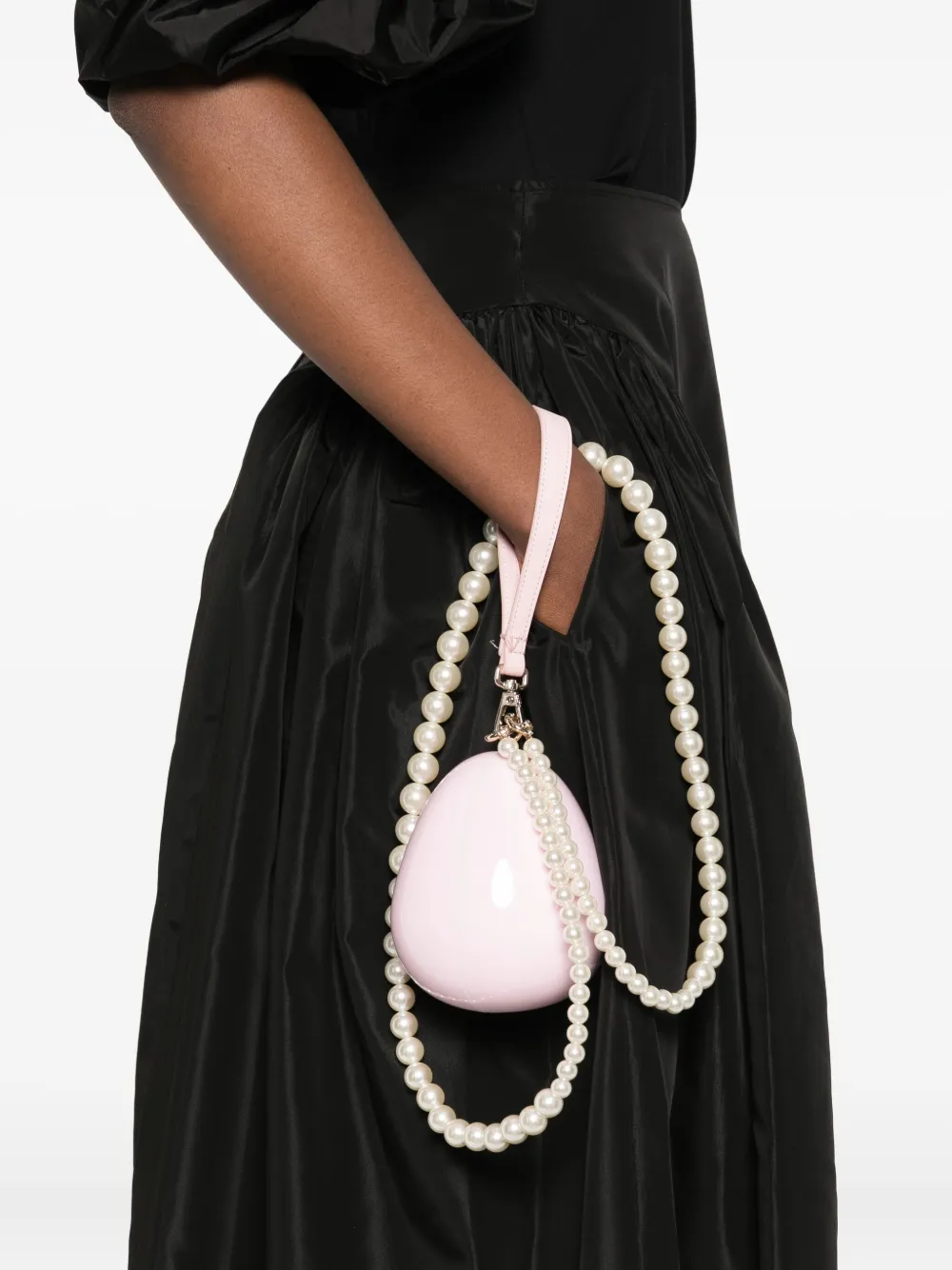 Simone Rocha Geplooide midi-rok Zwart