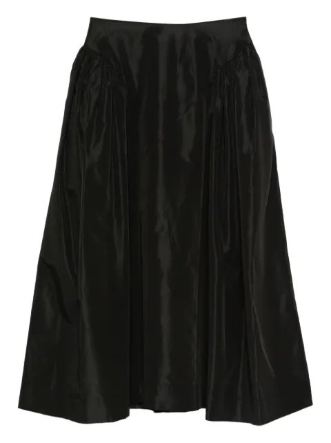 Simone Rocha pleated-details midi skirt