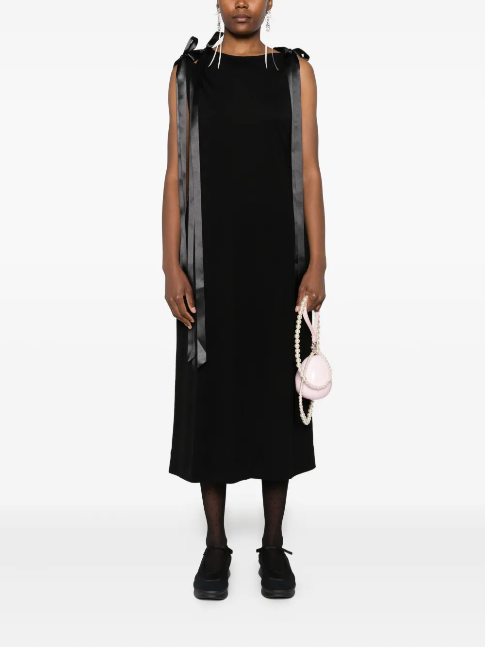 Simone Rocha bow strap-detail midi dress | Day Dresses | Image 2