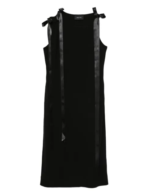 Simone Rocha vestido midi con detalle de moño