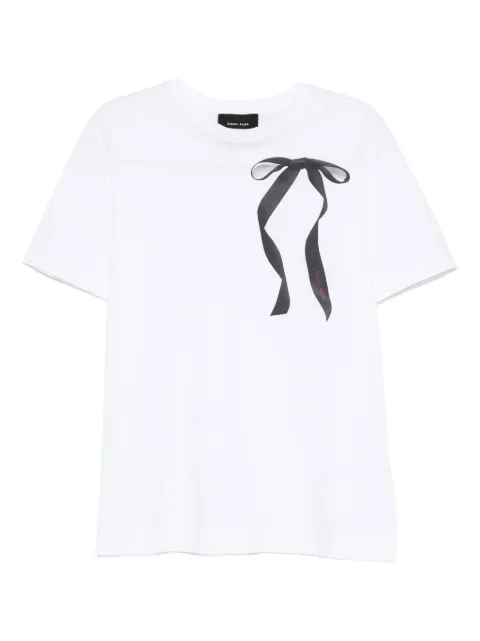 Simone Rocha ribbon bow-print T-shirt